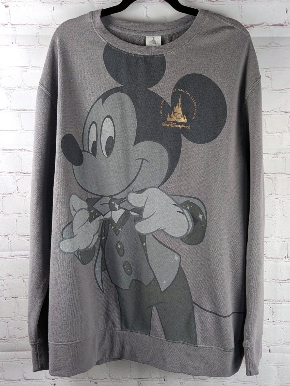 Walt Disney World 50th Anniversary Gray Sweatshirt XXL